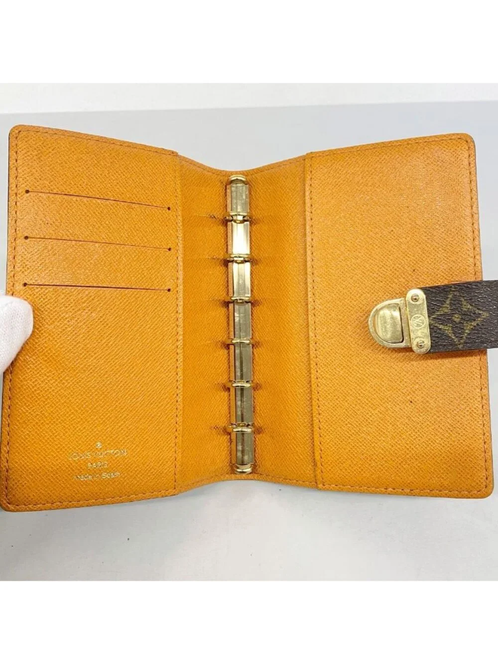 Louis Vuitton Notebook Cover Monogram Agenda PM Brown Mandarin Koala